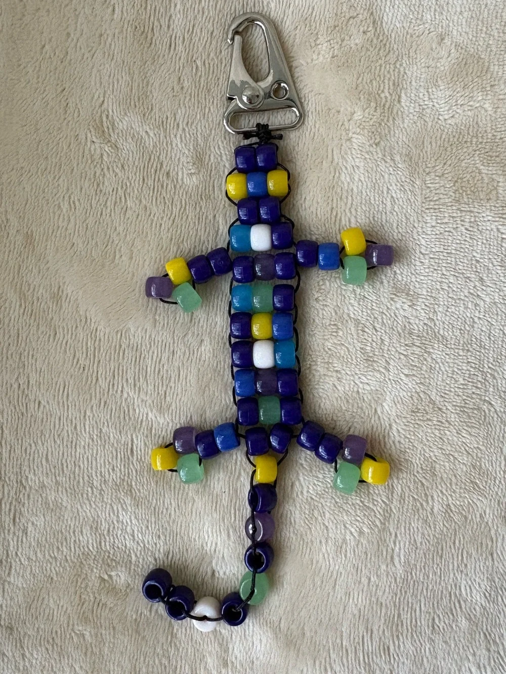 Free People Beaded Lizard Bag Charm 🔥multicolor